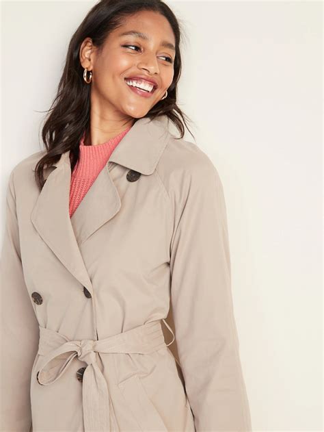 old navy women's trench coat.